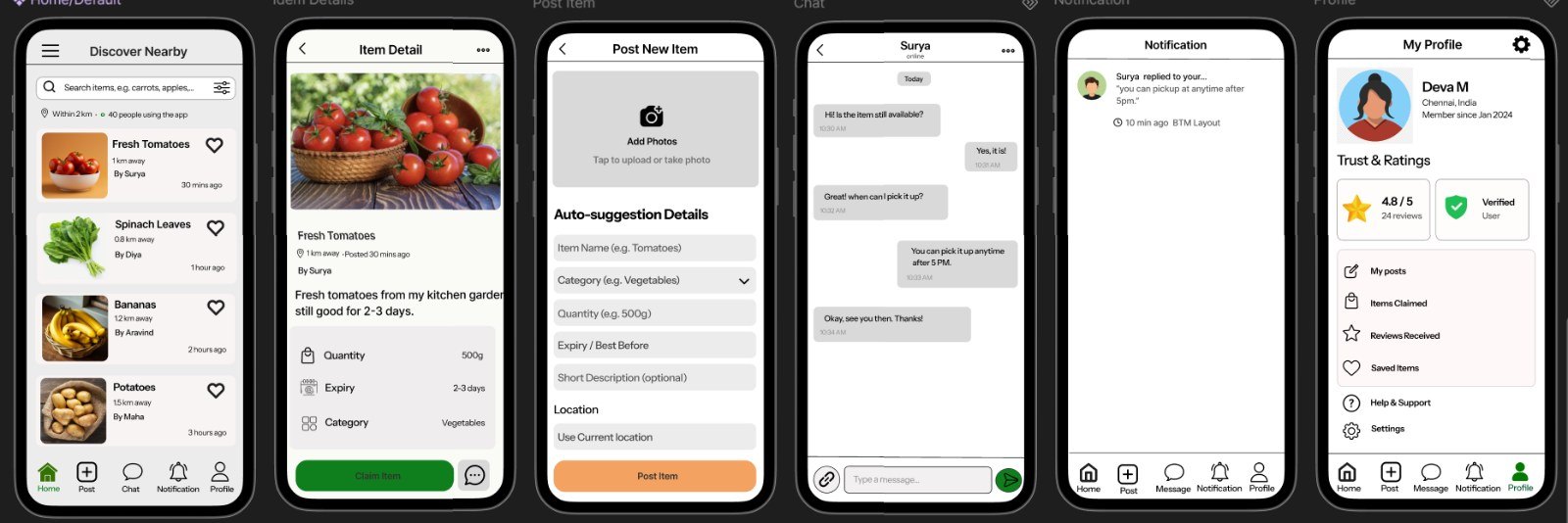 FreshShare – Food Sharing App